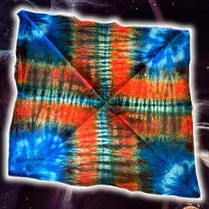 [Hand Dyed] Tie Dye Bandanna